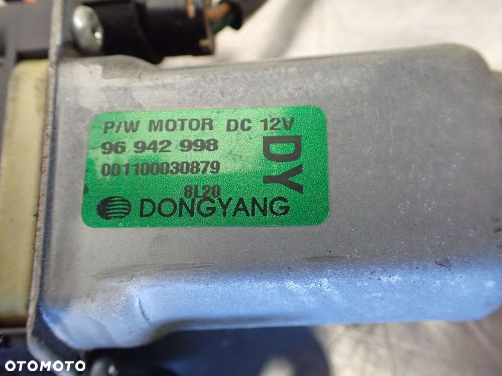 PODNOŚNIK SZYB PRAWY PRZÓD CHEVROLET AVEO 1.2 96942998 - 5