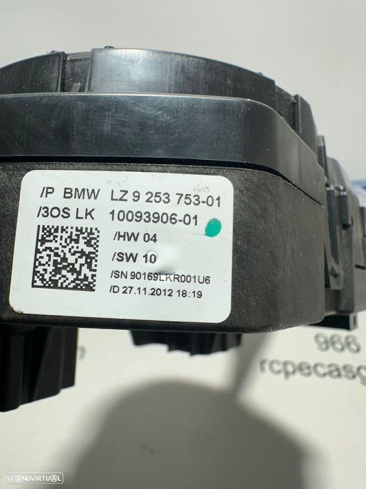 .Fita Airbag Comutador Piscas Luzes 9253753 BMW Serie 1 F20 5 portas F21 3 portas 2011 – 2019 - 7