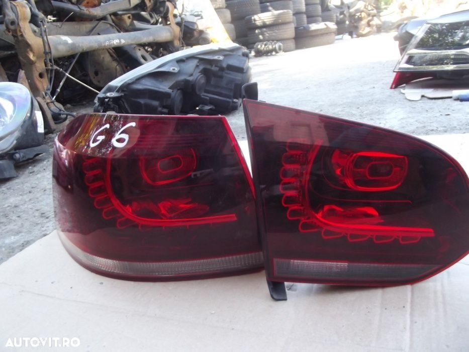 Stop VW Golf 6 cabrio stopuri spate LED stanga dreapta dezmembrez - 1