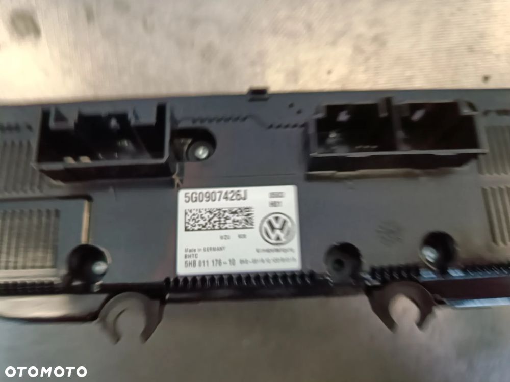 Panel sterowania klimatyzacji VW Golf 7 VII Panel nawiewów 5G0907426J - 6