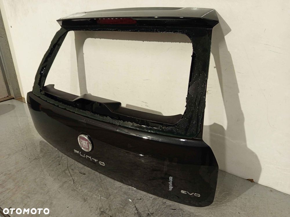 + KLAPA TYŁ TYLNA BAGAŻNIKA DO FIAT GRANDE PUNTO EVO 891/B CZARNA ZBITA SZYBA ! - 2