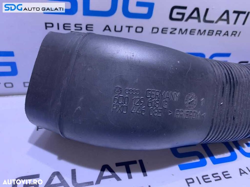 Tub Tubulatura Racord Admisie Aspiratie Carcasa Filtru Aer Skoda Fabia 1 2.0 AZL 2000 - 2008 Cod 6Q0129618G - 5