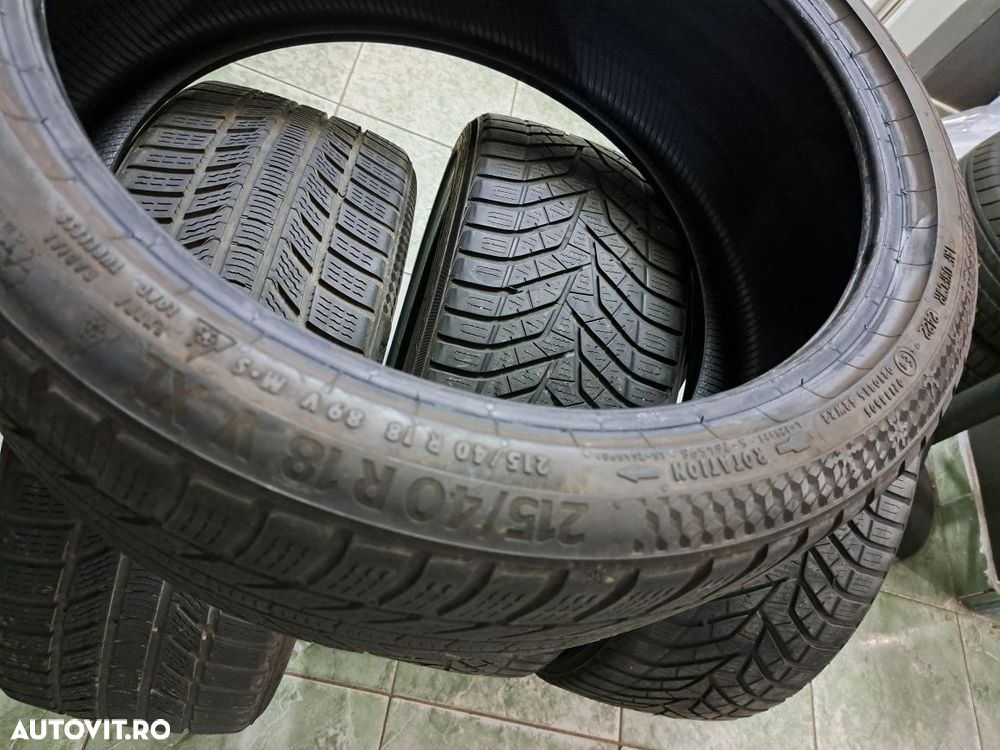 4 anvelope 215/40 R18 Continental și Yokohama - 10