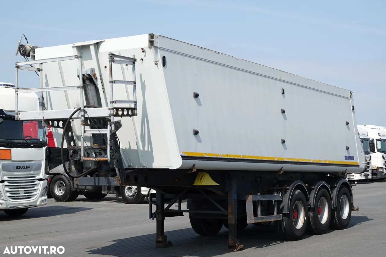 Schmitz Cargobull 40 M3 BASCULATOR / CAMION ALUMINIU / AXIE LIFTATOR / SAF / - 3