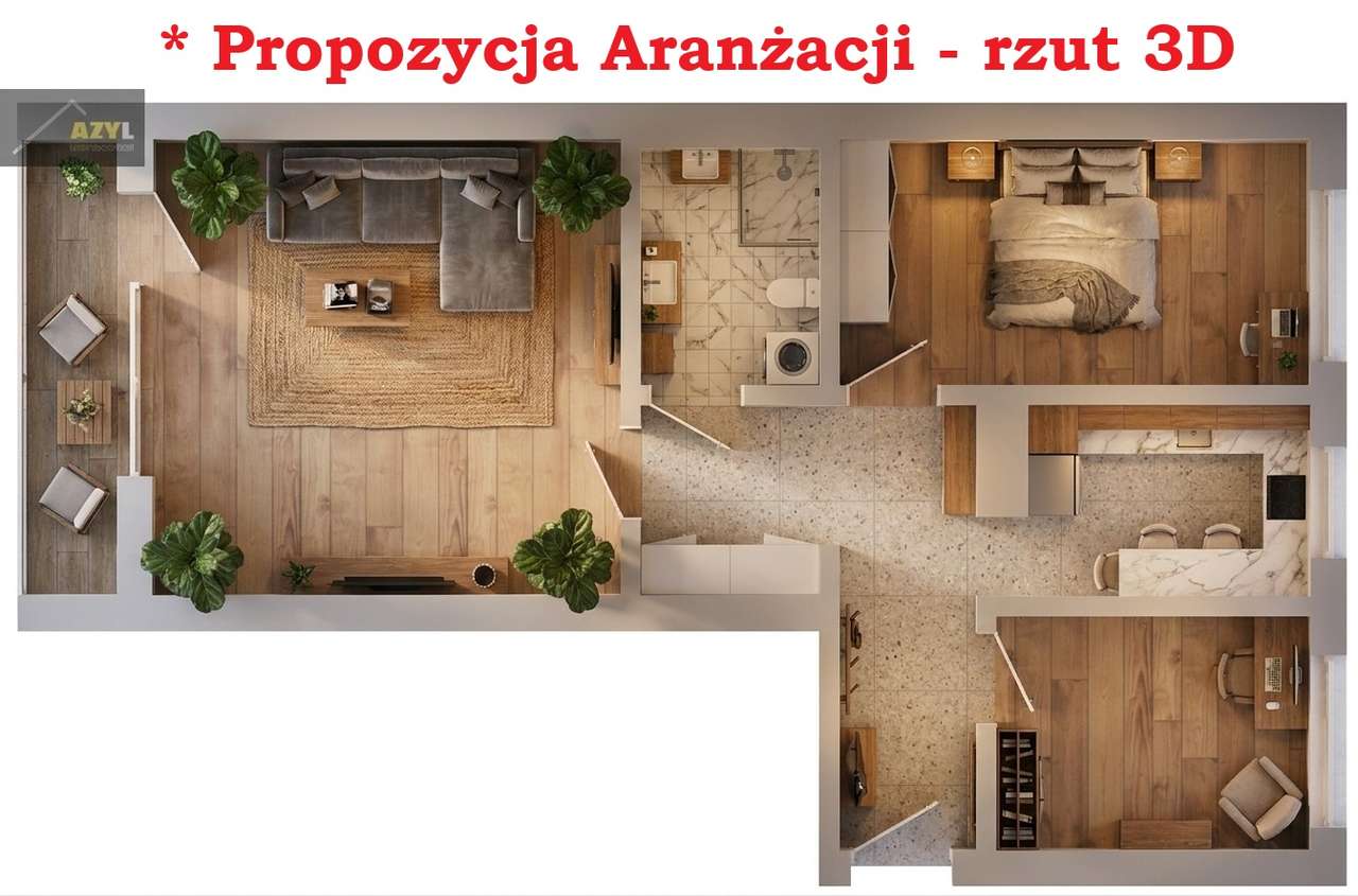 Pogoń, ul. Hallera – Przytulne 3 pokoje z balkonem.