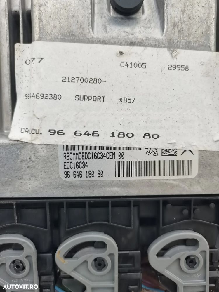 ECU / Calculator Motor Peugeot 308  0281013871 / 9664618080 - 2