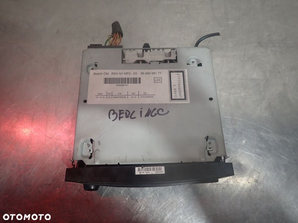 RADIO CITROEN BERLINGO II 1.6 - 2