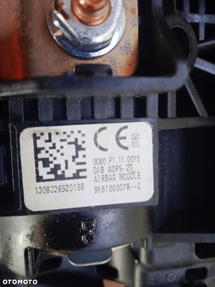 Poduszka powietrzna kierowcy airbag Renault Megane III 985100007R - 3