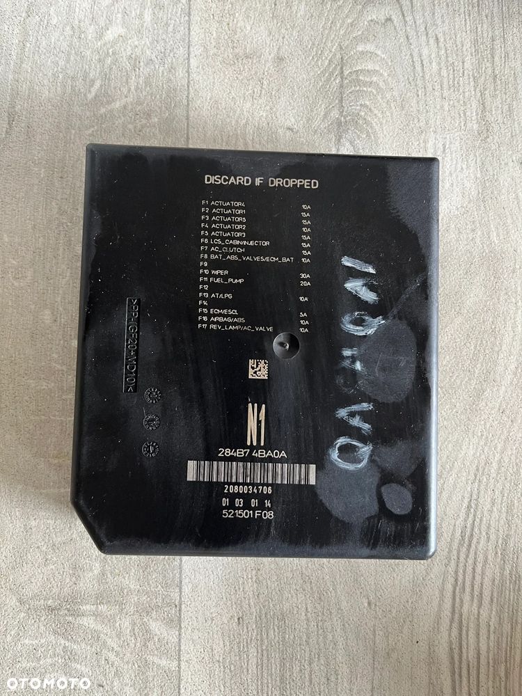 NISSAN QASHQAI J11 MODUŁ 284B14CB0A BSI 284A1 4EA0B KAMERY 292A5 4EA0A AIR BAG 98820 4EH0B STEROWNIK SILNIKA 237104 ED0C - 14