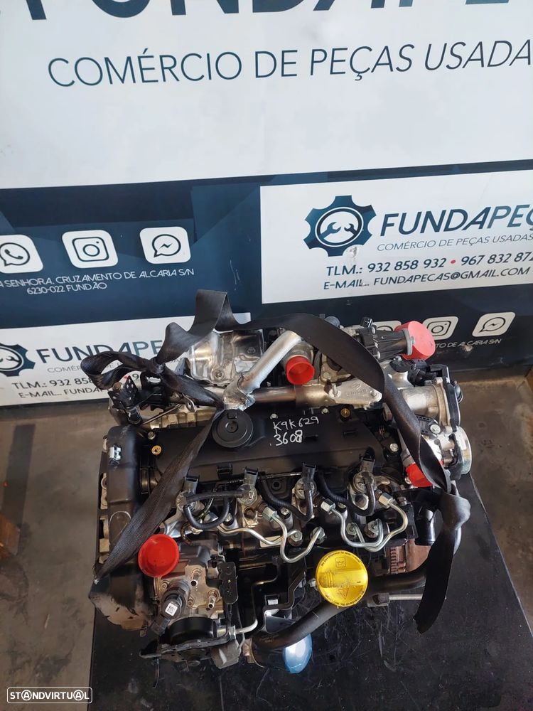 Motor Renault Captur I 1.5 Dci 90Cv Ref: K9K 629 - 5