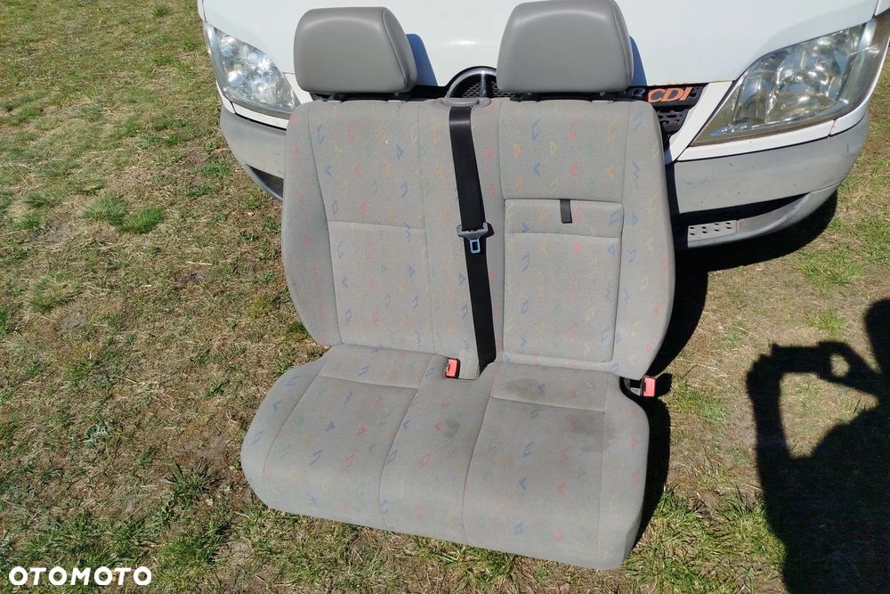 ławka przód przednia fotele prawa 2-osoby kanapa do MERCEDES Sprinter W906 lub Volkswagen Crafter I 05- - 1