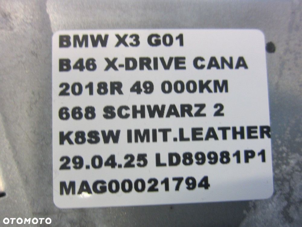 BMW X3 G01 X3 F97 WZMACNIACZ HIFI AUDIO TUNER 65122622686 2622686 WTYCZKA - 8
