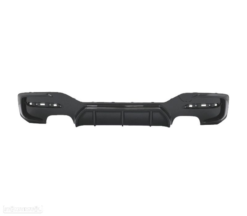 DIFUSOR BMW F34 GT LOOK M PERFORMANCE PRETO BRILHANTE 2 SAÍDAS - 2