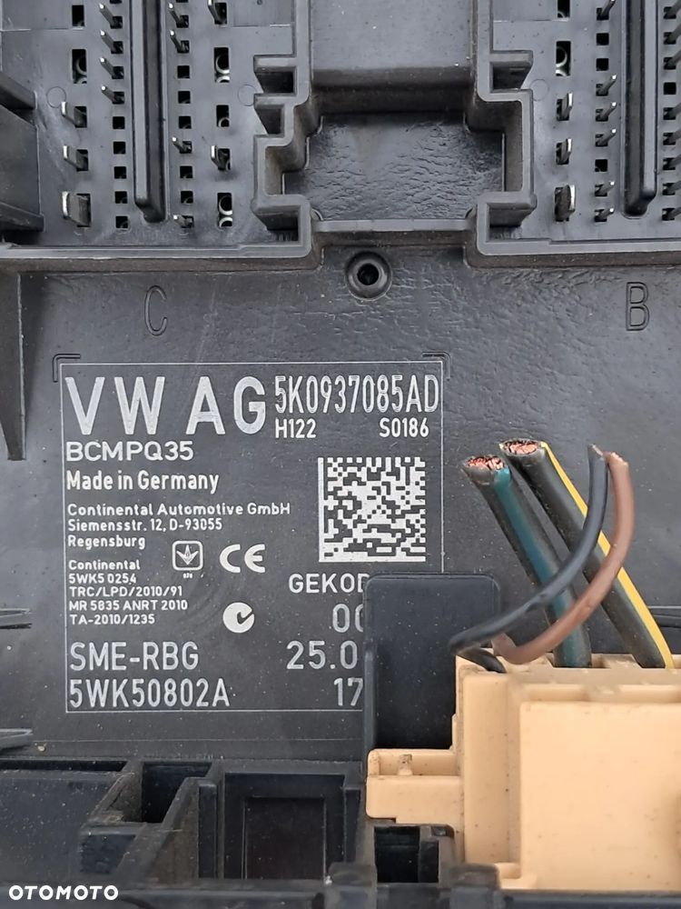 Volkswagen Caddy 4 lift 2015-2020r moduł komfortu 5k0937085ad - 2