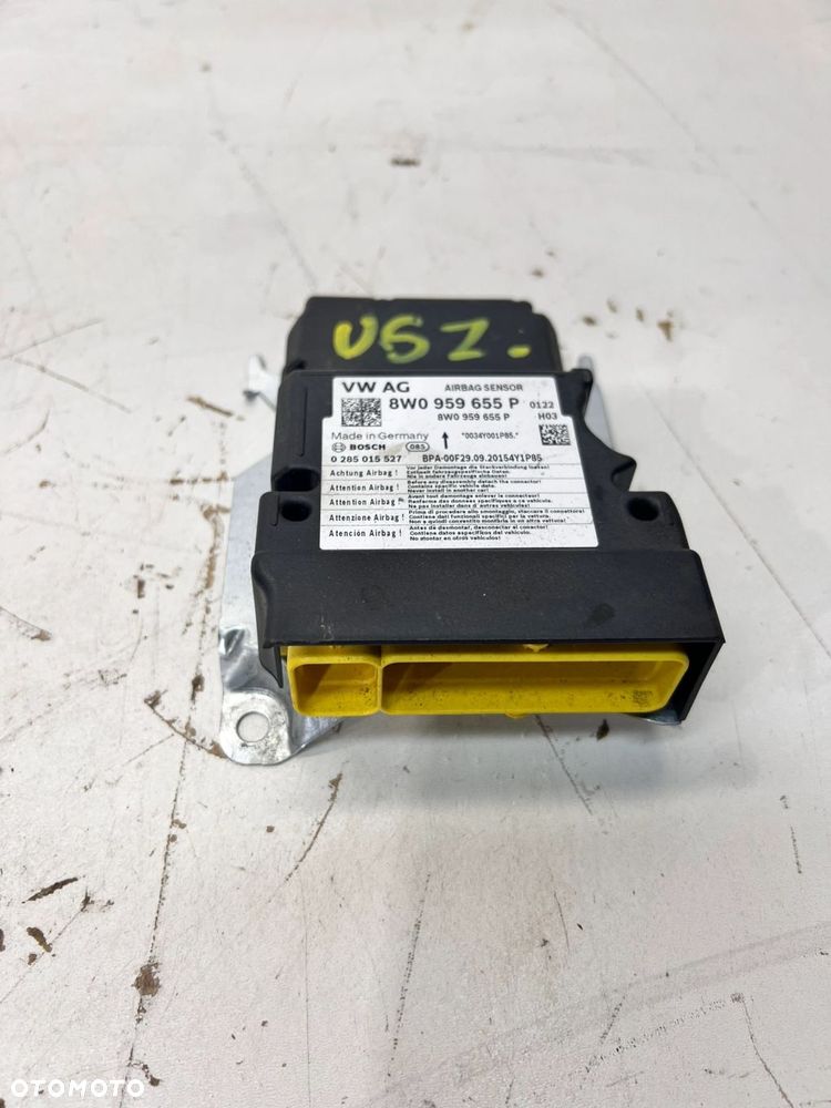 SENSOR PODUSZEK STEROWNIK AIRBAG AUDI A4 B9 A5 8W 8W0959655P USZKODZONY - 2