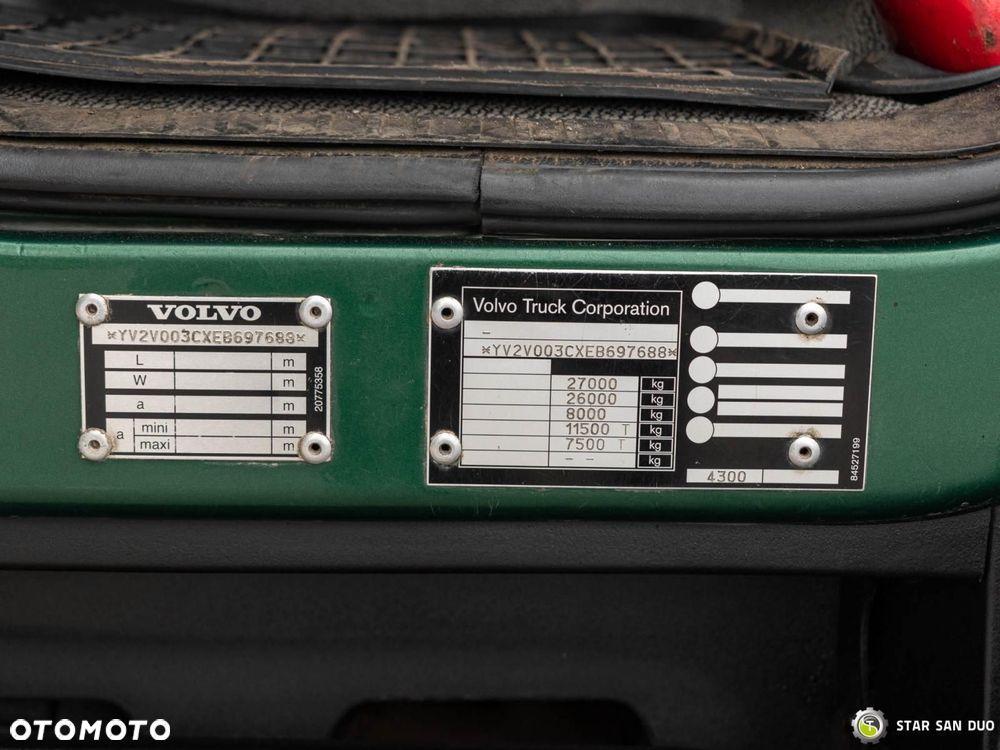 Volvo FE 320 6x2 PALFINGER PK 22002 EH HDS Żuraw Wywrotka - 23