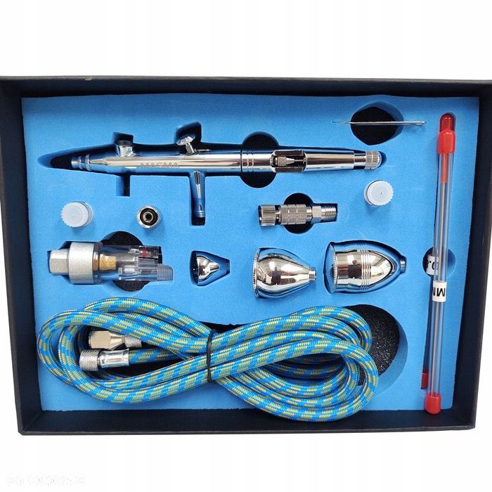 Aerograf malarski 3 dysze 0.3 0.5 0.8 - 1