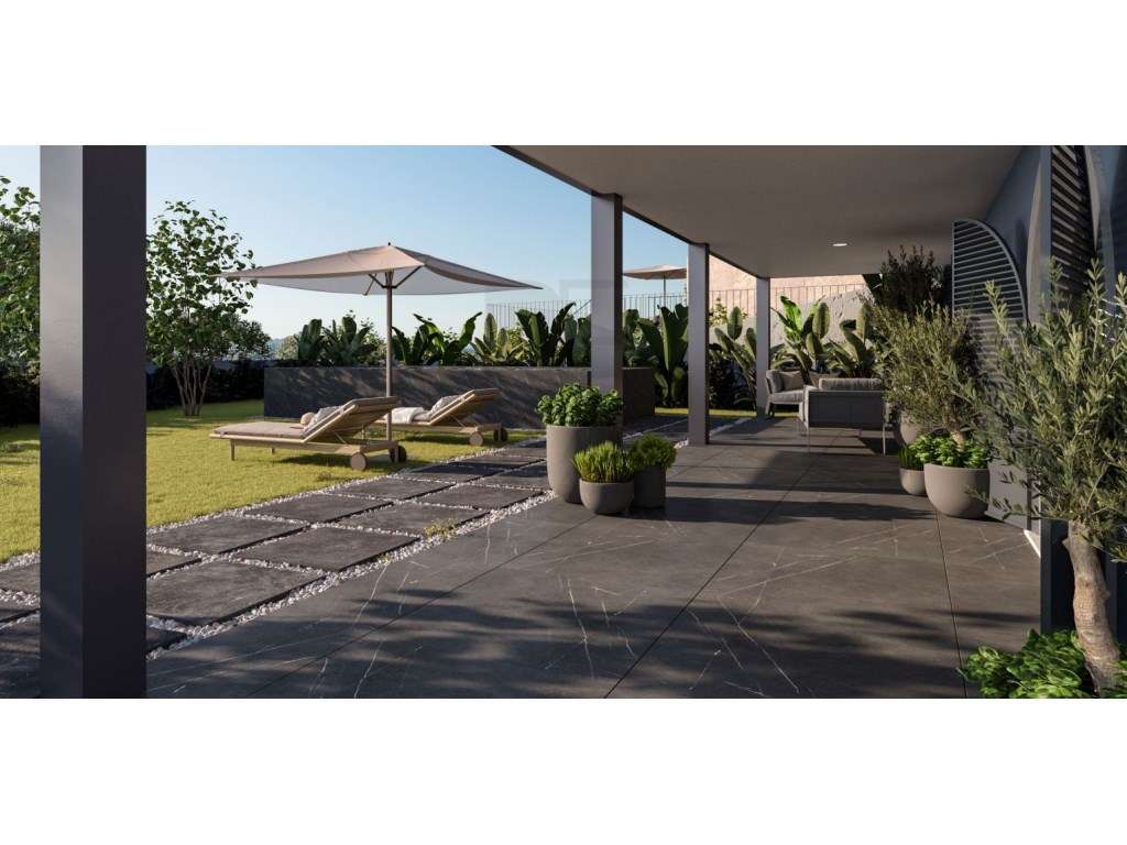 T2 Monte Estoril com jardim e piscina privativo - Grande imagem: 2/5
