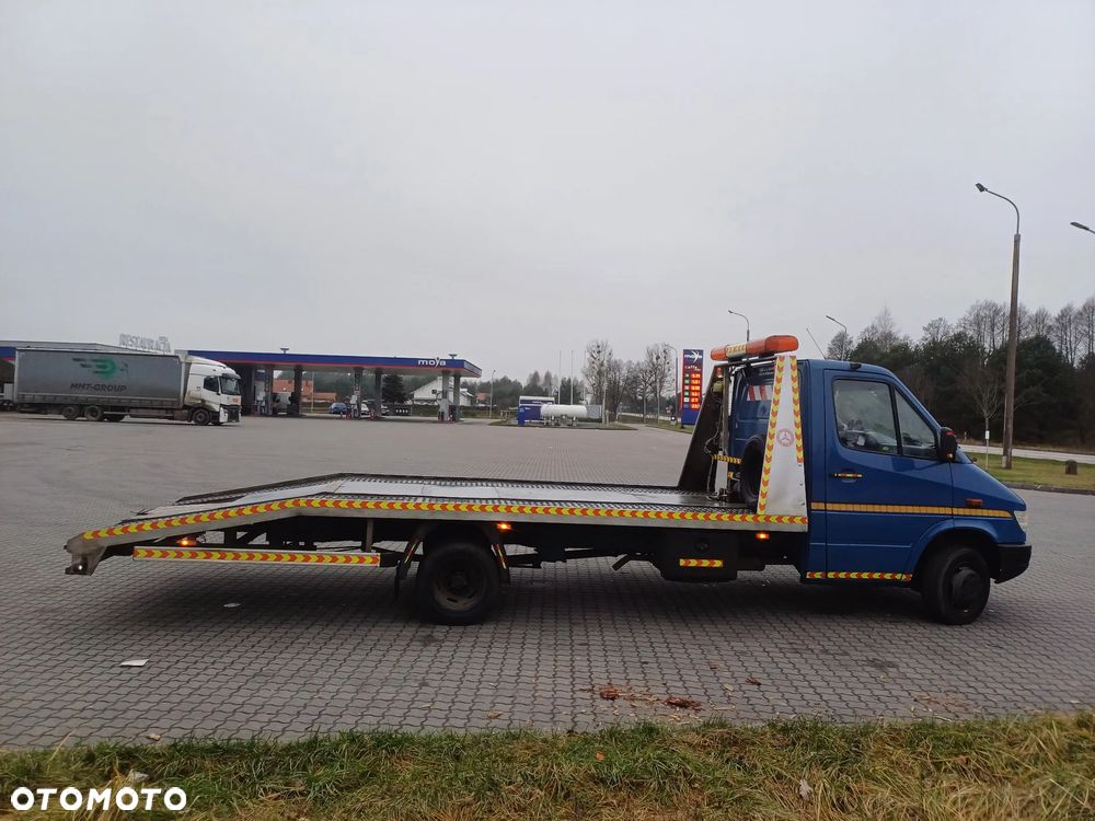 Mercedes-Benz Sprinter 410D Bliźniak 2.9 TD Najazd Autolaweta - 5