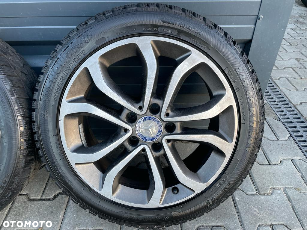 MERCEDES C W205 KOŁA FELGI OPONY ZIMA 225/45R17 A2054010200 - 4