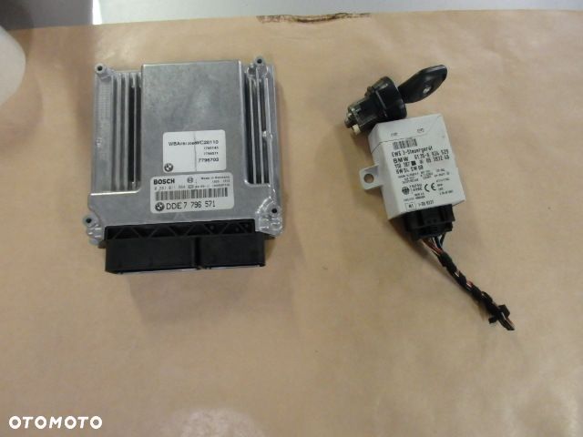 BMW X3 E83 M47 2,0D 150KM KOMPUTER EWS KLUCZ 7796571 - 1