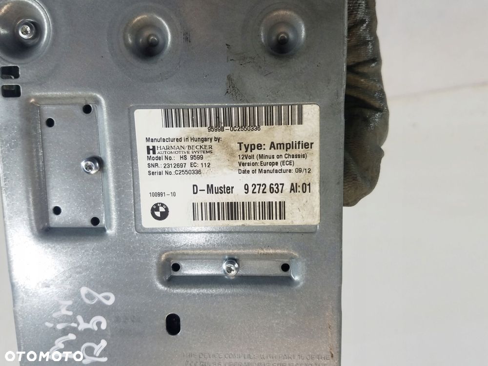 wzmacniacz mini cooper r56 r58 lift 9272637 - 4