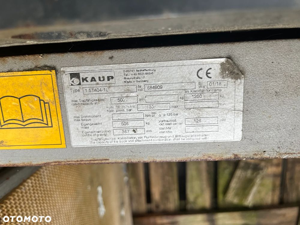Chwytak / ścisk do kartonów, styropianu, AGD Kaup 1.5T404-1L ID OS1704 - 5