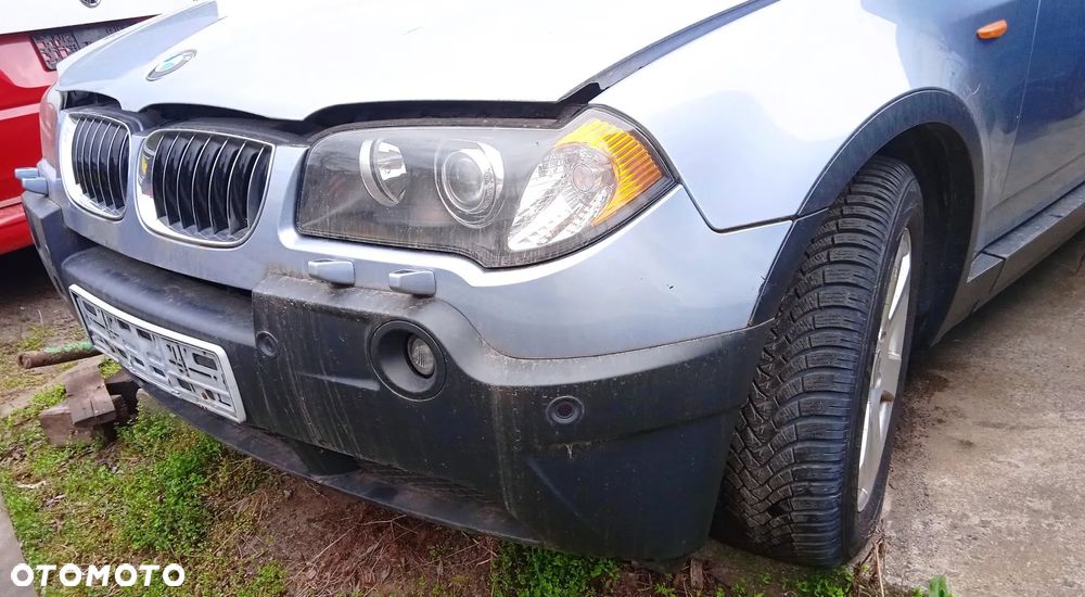 Zderzak przód spryski halogeny czujniki parkowania BMW X3 E83 Bluewater metallic - 3