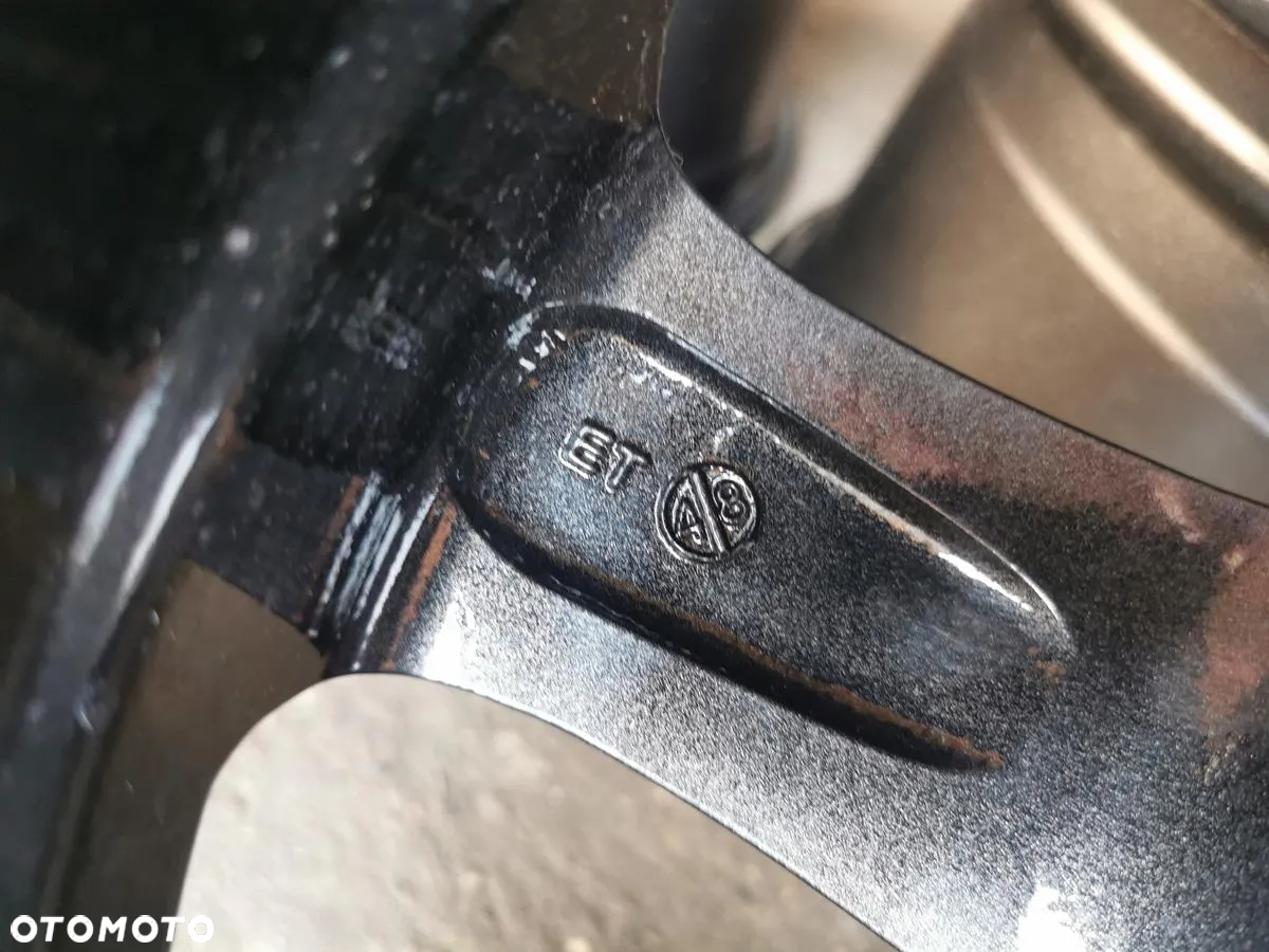 ALU FELGI 5X112 R17 8J ET48 JAK NOWE! PIĘKNY GRAFIT! SKODA SEAT VW AUDI - 7