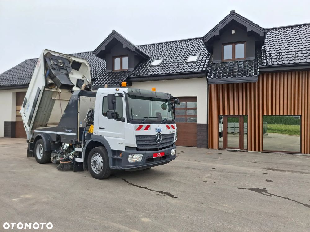 Mercedes-Benz Atego 1523 Zamiatarka EURO 6 PM10 Schmidt Street King 660 2 Silniki Szczotki L/R Na Poduszkach Kamery Automatyczna Skrzynia Pojazd Specjalny - 7