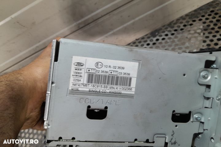 Radio cd 7M5T-18C815-BB 7M5T-18C815-BB Ford Transit Connect 1 [2002 - - 3
