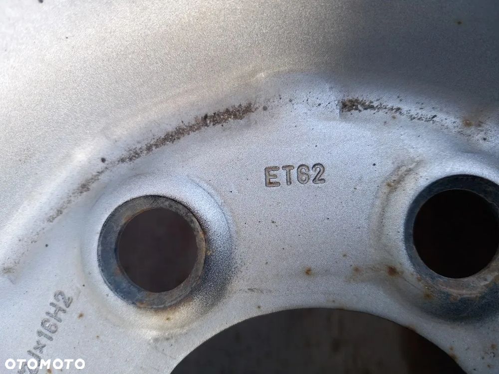 felga stalowa 6.5jx16h2 et62 r16 6x130 mercedes sprinter w906 vw crafter 2006-2017 a0014014802 - 9