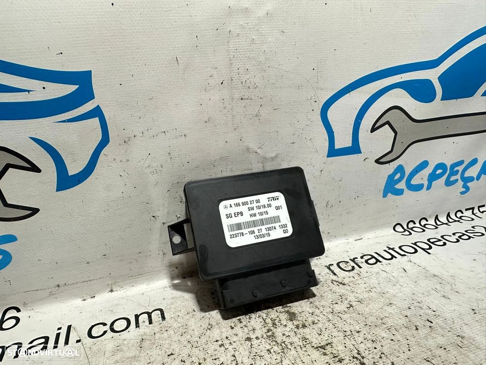 .Modulo Unidade Controlo Assistência Estacionamento Parque Eletrico EPB Original TRW  Mercedes Benz A1669002700 2004 - 2011 - 2
