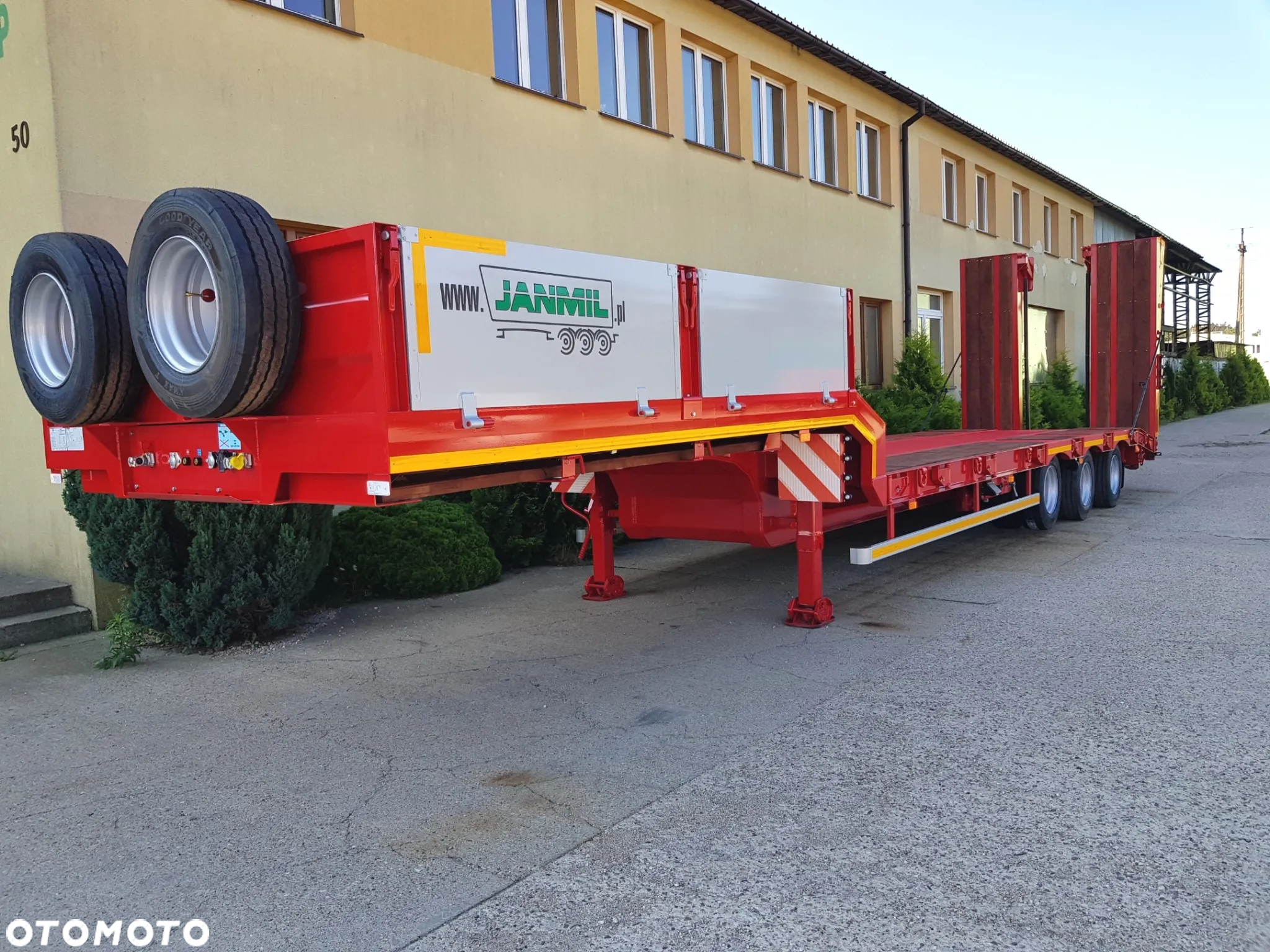 Janmil DMC 46 T / oś skrętna / NAJAZDY HYDRAULICZNE / poszerzana / - 9