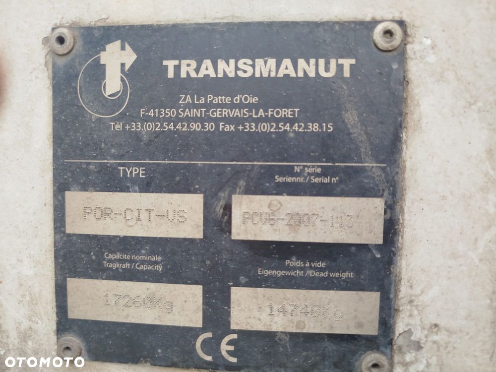 Cysterna Paszowa Silos Mobilny TRANSMANUT - 5