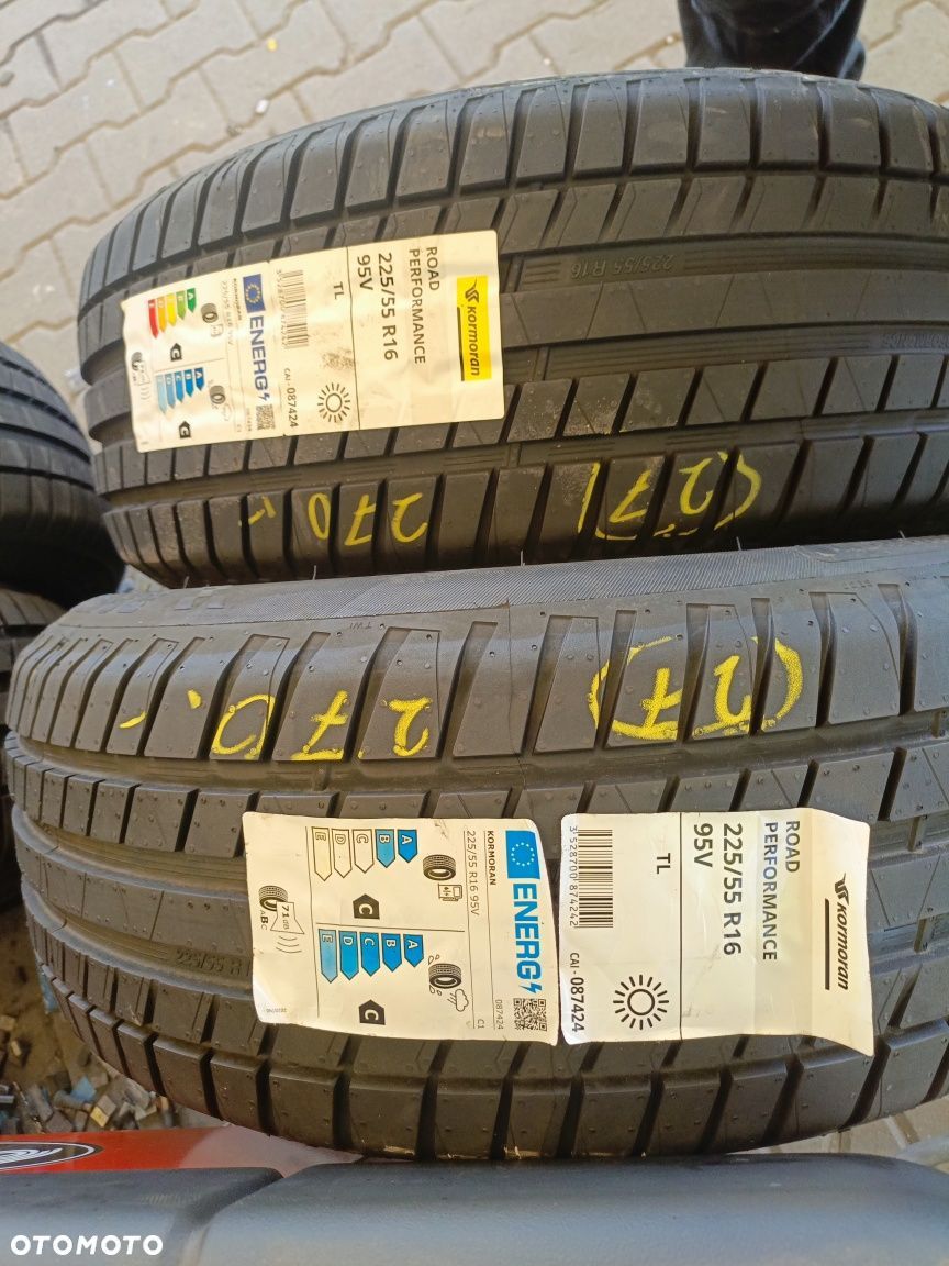 Nowe opony letnie 225/55/16 kormoran 2 sztuki 2024r - 1