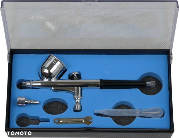 Aerograf  mini kompresor TC100KTG130 AB-130 zestaw - 4