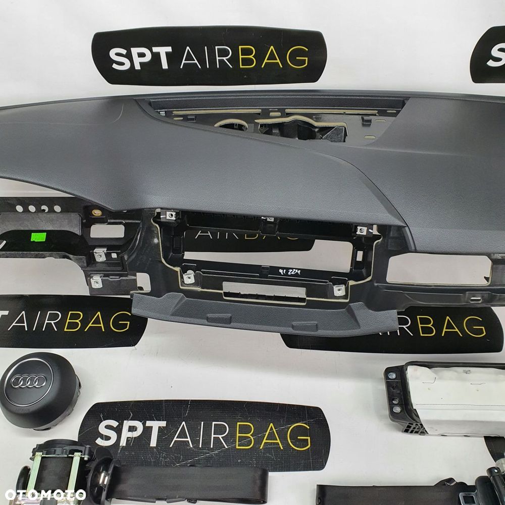 AUDI A4 B9 A4 8W DESKA ROZDZIELCZA KONSOLA KOKPIT PULPIT PODUSZKI AIRBAG AIR BAG PASY KIT SET - 3