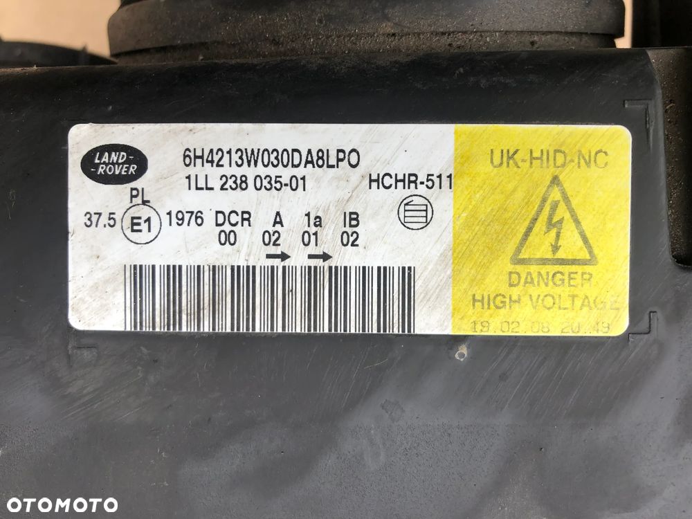 Lampa przednia lewa Xenon 6H42-13W030 RHD Range Rover L322 LM Vogue Lift 2005-09 - 3