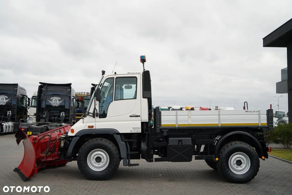 Mercedes-Benz UNIMOG  U300 / 4X4 / WYWROTKA 3 STRONNA / PŁUG / KOMUNALNY / HYDROZŁĄCZA / EPS + SPRZĘGŁO - 6