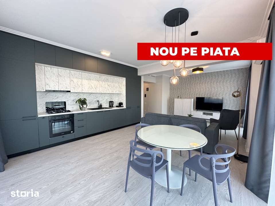 Apartament elegant 2 camere, 55 mp, etaj 1, mobilat - Dumbravita — fotografia 3