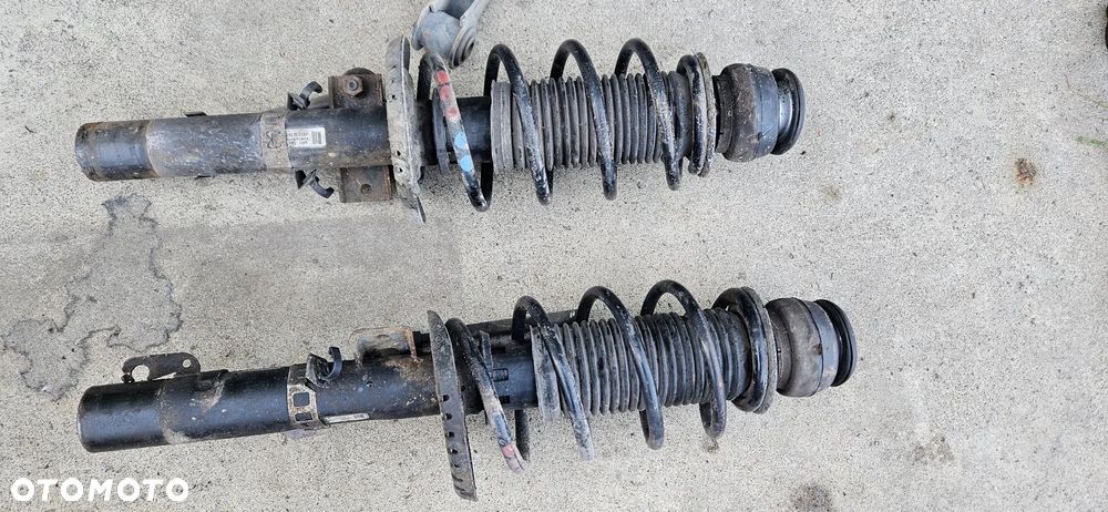 Zwrotnica piasta prawa Amortyzator sprężyna lewy prawy przód wahacz Skoda FABIA 2 II VW Polo 6R Ibiza IV 1,2 2009r 6Q0256AC 6Q0413031BJ - 8