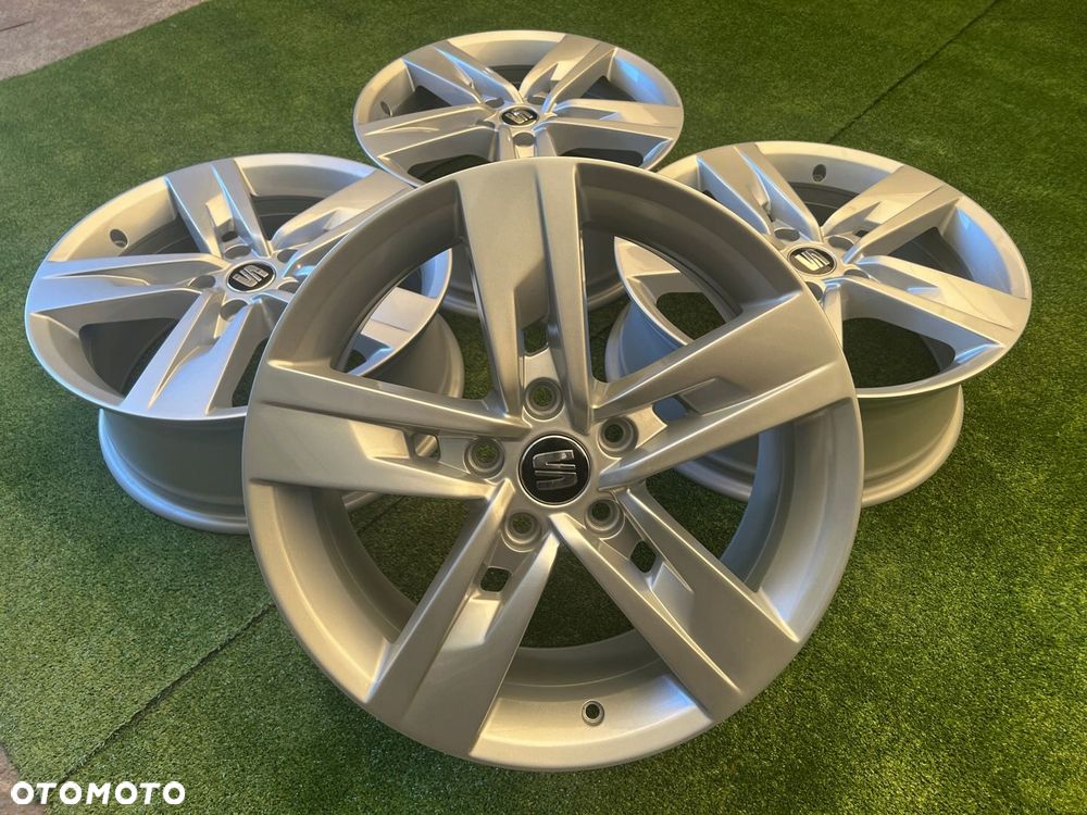 KOMPLET FELG FELGI ALU SEAT 5F0 LEON CUPRA 17 ET49 5X112 ORYGINALNE - 4