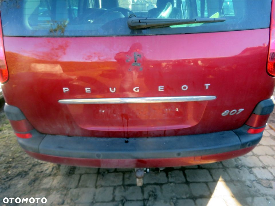 KLAPA BAGAŻNIKA TYLNA 807 KKQD CZERWONY PROFOND PEUGEOT 2002-2014 - 5