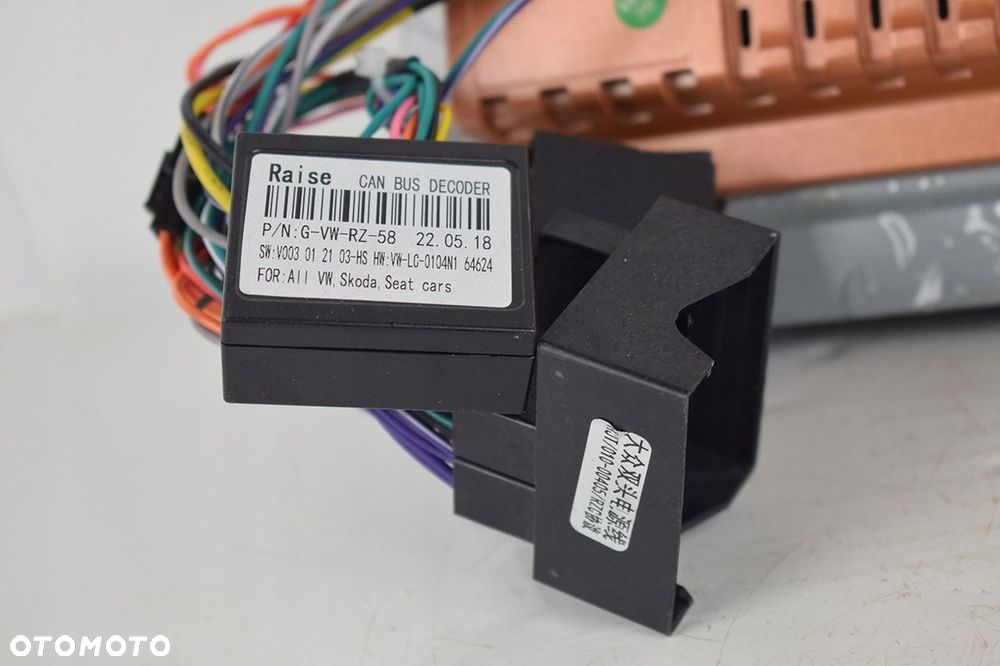radio akcesoryjne 2-din 9"cali vw skoda seat - 4