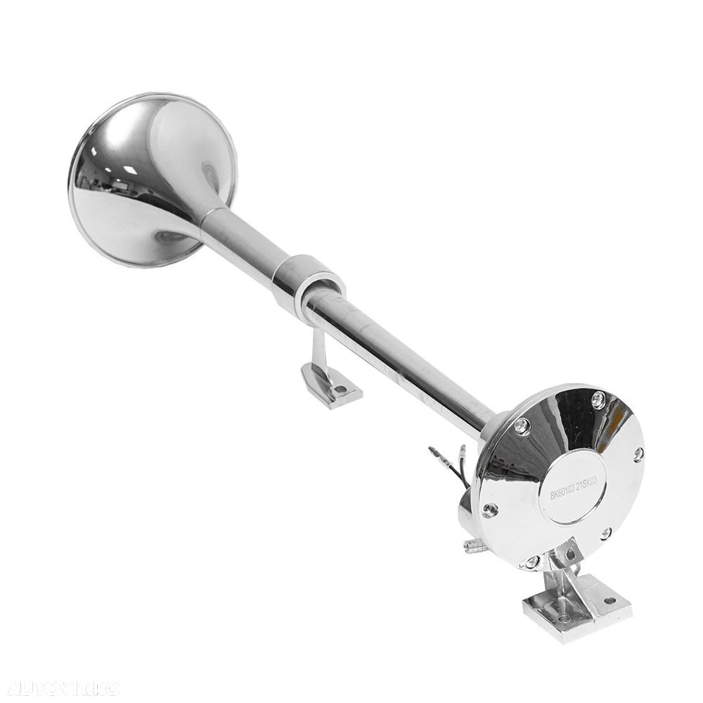 Claxon 1 trompeta 12/24V pentru compresor aer - 3