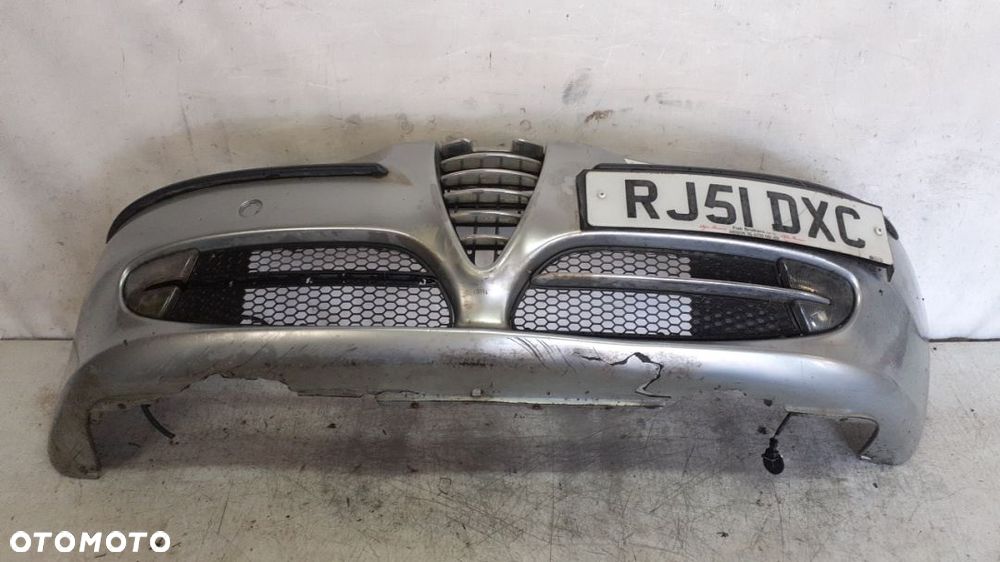 ^ ZDERZAK PRZÓD PRZEDNI DO ALFA ROMEO 147 SREBRNY HALOGENY USZKODZONY!! - 1