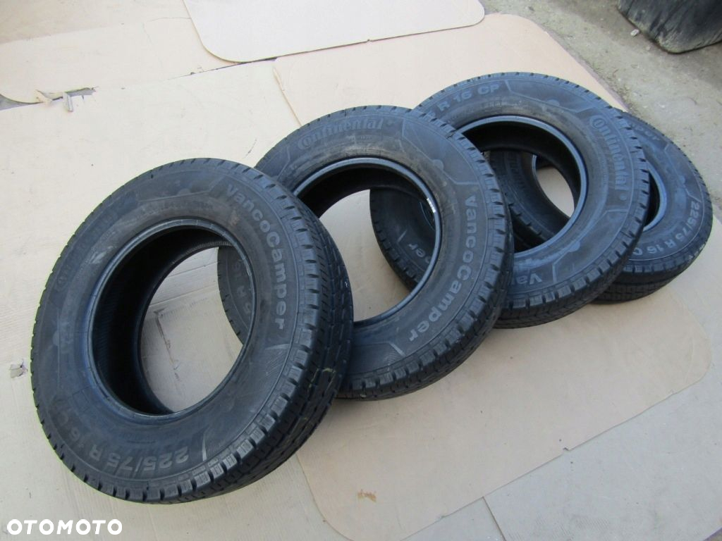 4x Opony 225/75 16C 116R Continental Vanco Camper 16 C LATO 7,5 mm - 14
