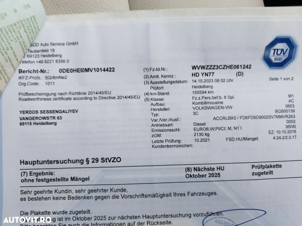 Volkswagen Passat Variant 2.0 TDI DSG (BlueMotion Technology) Highline - 11