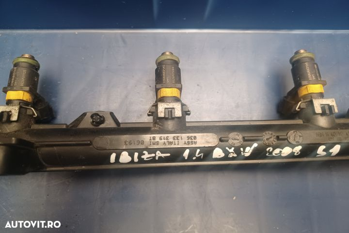 Rampa injectoare 1.4B 036133320 036906031AG Seat Ibiza 4 6J [2008 - 2 - 2